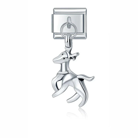 Christmas Reindeer Silver - Charms Official