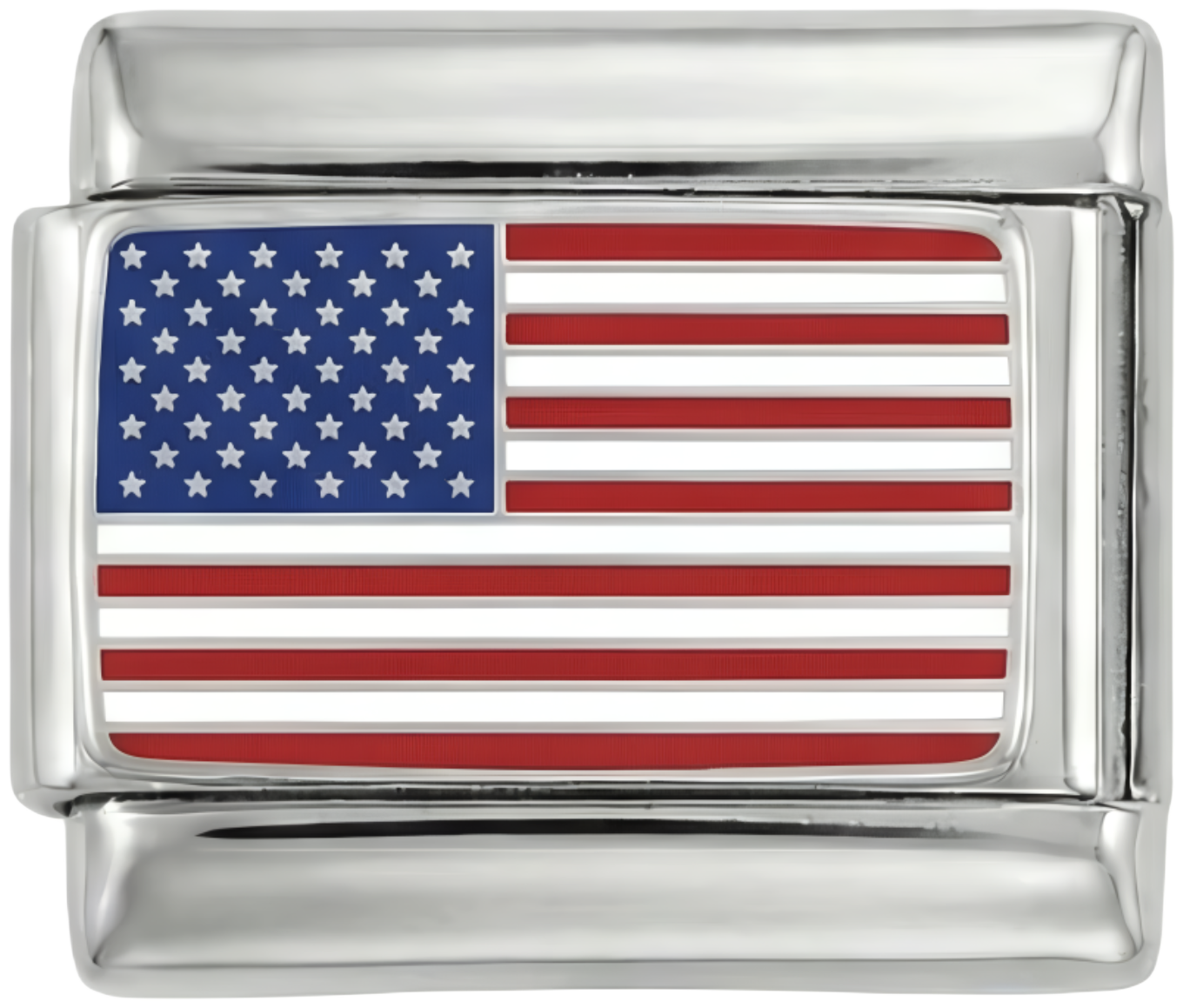 United States Flag, on Silver - united-states-on-silver.png