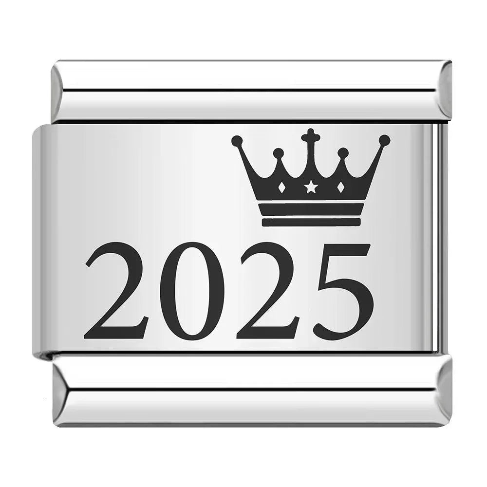 Year 2025, on Silver - Charms Official