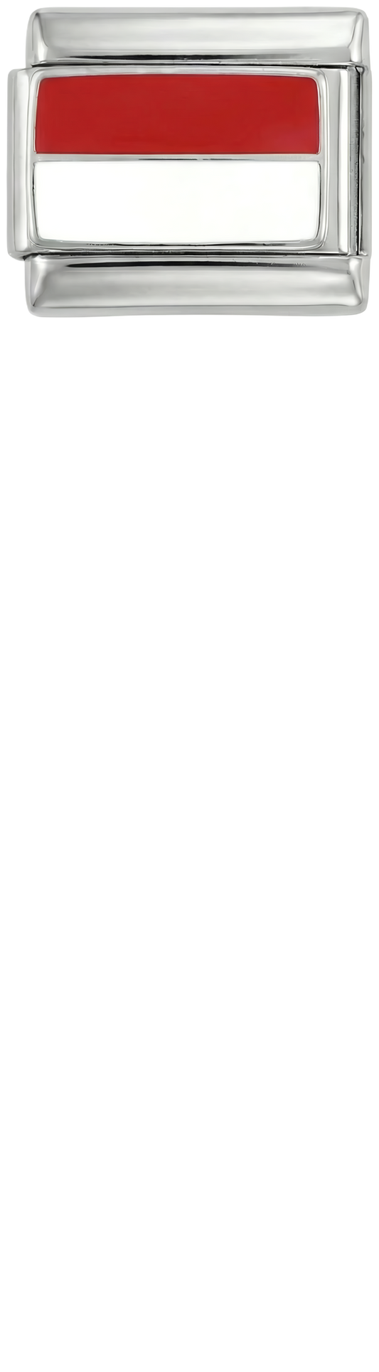 Drapeau de la Pologne, sur argent