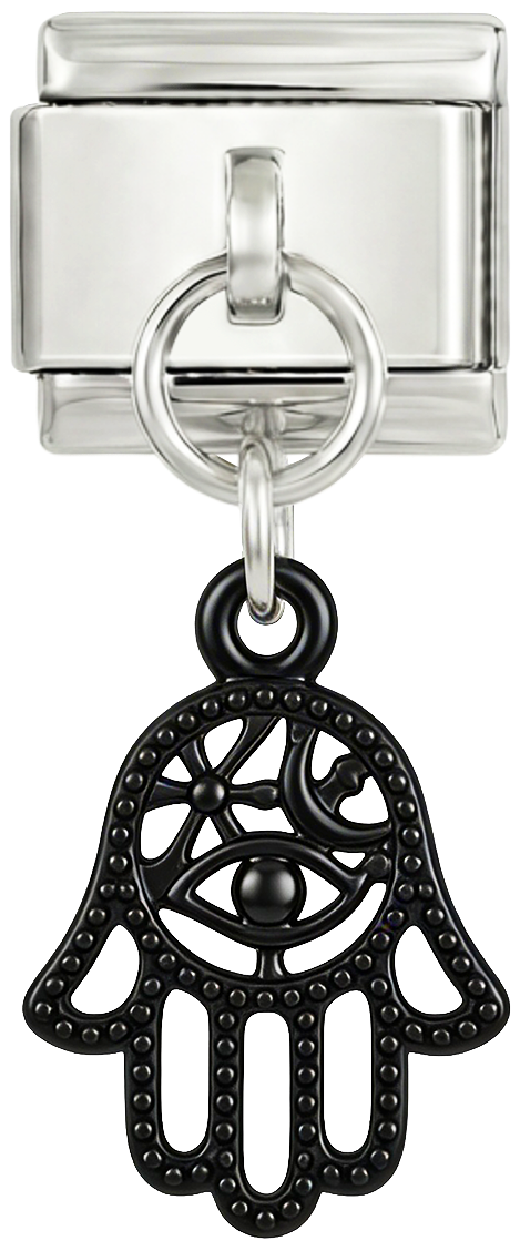 Nog toe te voegen - Zwarte hand van Fatma, op zilver