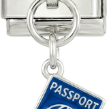 Nog toe te voegen - Blue Passport, op zilver