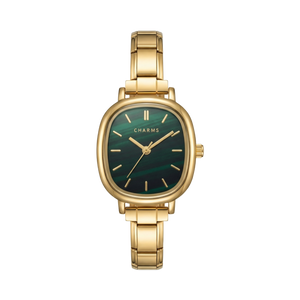 Montre Capri or – édition cadran émeraude