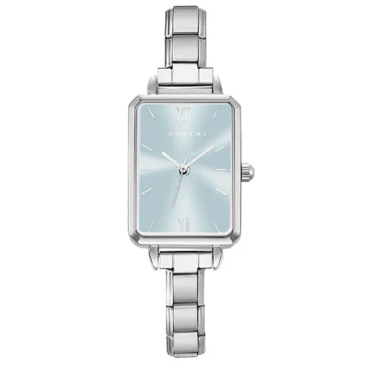 Como – Edizione argento con quadrante blu