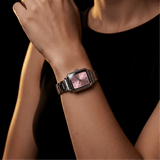 Montre Como en argent – Édition cadran rose