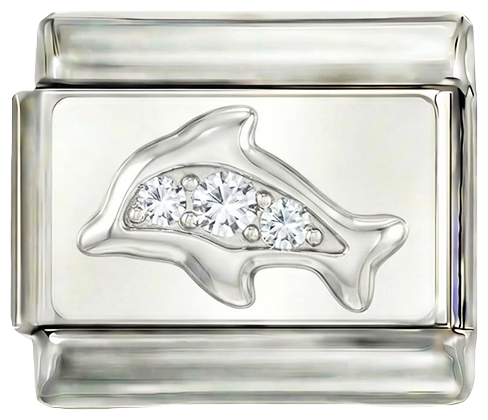 Nog toe te voegen - Dolphin Bling Zilver