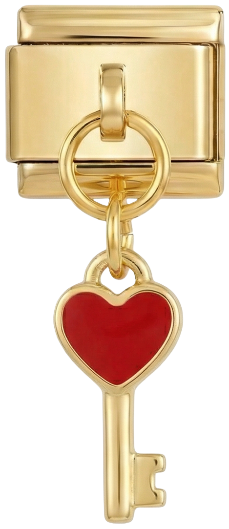 Gold Key with Red Heart - Gold-Key-with-Red-Heart.png