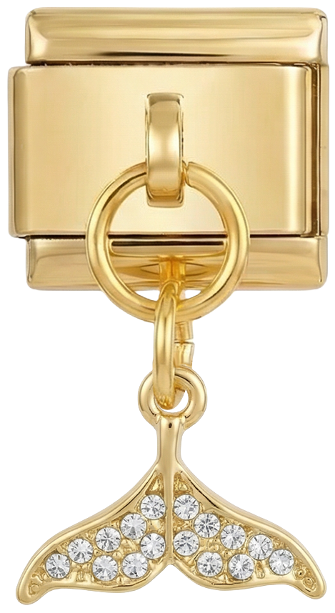 Gold Mermaid Tail with Stones, on Gold - Gold-Mermaid-Tail-with-Stones-on-Gold.png