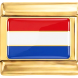Nog toe te voegen - Nederlandse vlag, op goud