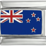 Nieuw-Zeelandse vlag, op zilver