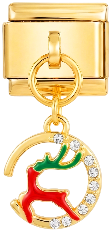 Nog toe te voegen - Rood sneeuwrendier met stenen