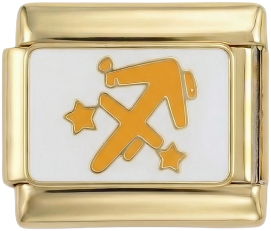 Sagittarius Orange on Gold - Sagittarius-Orange-on-Gold.png