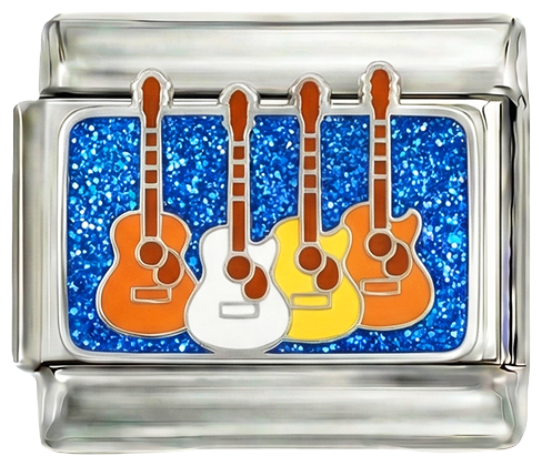 Several Guitars, on Silver