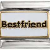 Beste Freundin, auf Silber