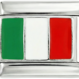 Italy Flag, on Silver - italy-on-silver.png