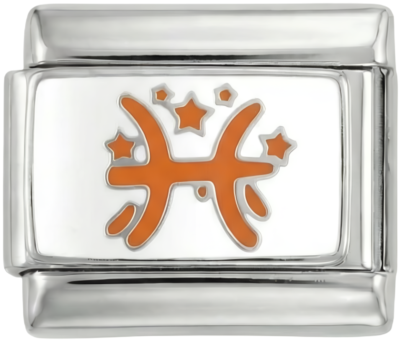 Pisces Orange, on Silver - pisces-orange-on-silver.png