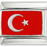 Turkey Flag, on Silver - turkey-on-silver.png